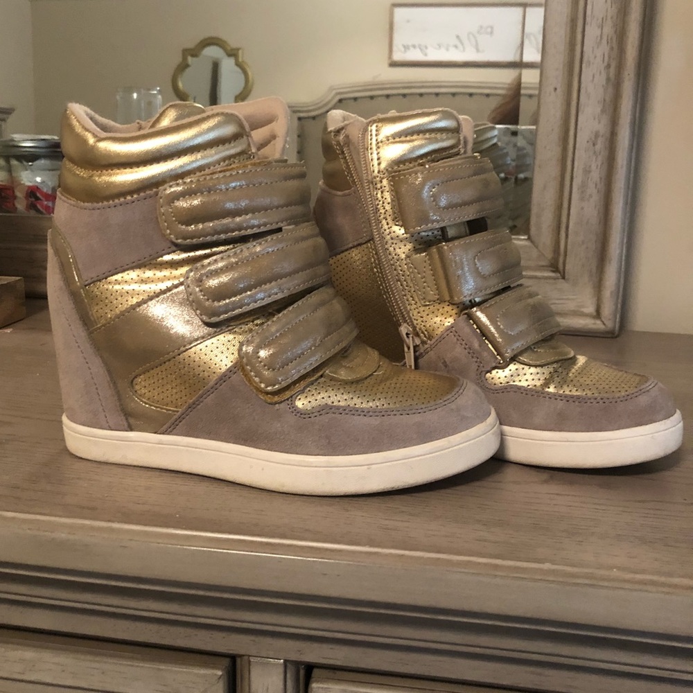 Also Hightop Wedge Sneakers